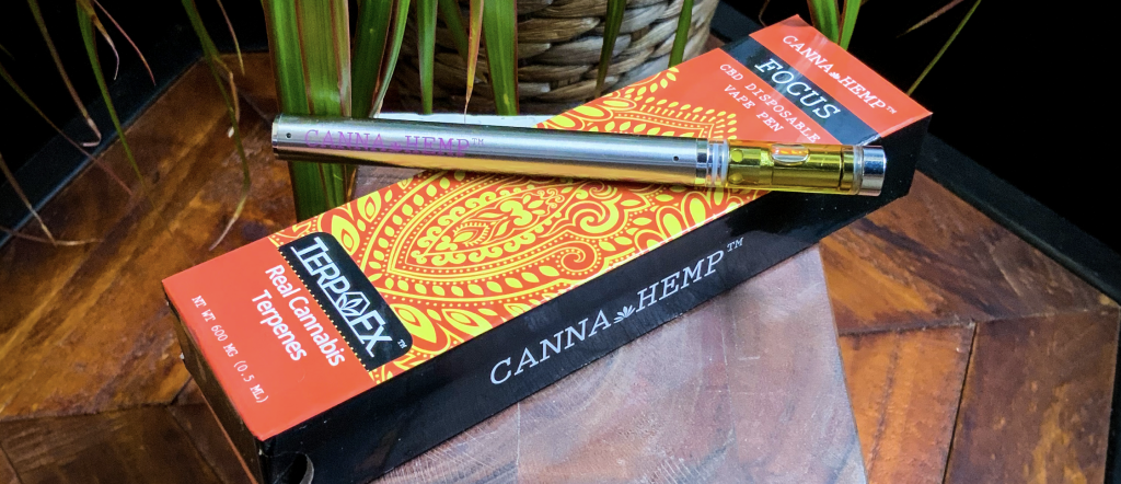 Canna Hemp Focus CBD Disposable Vaporizer Pen - Chesacanna - Enhanced ...